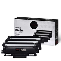 Premium Tone Brother TN450 Compatible Trio Pack-Pages Yield: 3x2600