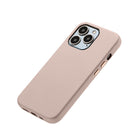General Supply Goods + Co Vegan Leather Case with Metallic Buttons and MagSafe Compatible for iPhone 13/13 Pro - Pink Clay-Dimensions: 0.4"L x 3"W x 5.8"H