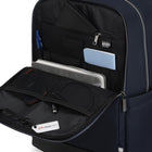 Bugatti Hudson Business Backpack for Laptops up to 15.6" - Navy-Multi storage layout to help segment tech, documents, and daily items for faster packing and access