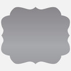 JAM Paper Standard Label Rolls - Vintage Frame - 2 1/2 x 3 - Silver Matte Foil - 125 Labels/Roll-Size: Vintage Frame ( 2 1/2 x 3 Inches ) | Printer friendly labels are easy to create and customize.