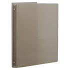 JAM Paper Plastic 0.75" 3-Ring Binder - Smoke Grey-Size: .75" Width | Holds up to 130 sheets of paper.