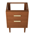 Modway Cassia 24" Teak Wood Bathroom Vanity Cabinet - Natural-9