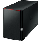 Buffalo 2Bay HDD - 12TB-Two bay NAS, sold as a diskless enclosure or fully populated with 4TB capacity