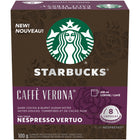 Nespresso Starbucks Vertuo Caffe Verona Capsules - 8 Pack-100% arabica coffee beans