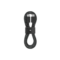 Native Union Belt USB-C to USB-C 1.2m Cable - Cosmos Black-An everyday charging solution designed with Power Delivery support for the fastest charge ever in refined style