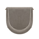 Manhattan Comfort Lia 24.8" Modern Chenille Upholstered Dining Armchair - Stone-23.23" L x 22" W x 31.89" H