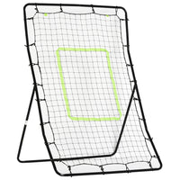 Soozier Volleyball Rebounder Net - Baseball Lacrosse Training Aid-Powder coated steel frame for easy transport to practice fields 