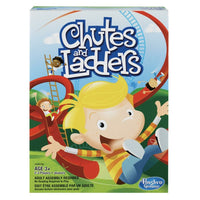 Hasbro Gaming Chutes and Ladders Game-Classic chutes and ladders game challenges you to scramble to the top of the gameboard without slip-sliding down 