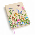 Eccolo Flexi Cover Journal - 6" x 8" - Lined - 128 Sheets - Floral-256 ivory, acid-free ruled pages (80 gsm) resist bleed-through and fading
