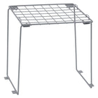 Locker Gear 12" Mesh Locker Shelf - Collapsible - Grey-Space-saving design - collapsible and stackable for easy storage and organization