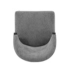 Manhattan Comfort Ola 21.46" Modern Chenille Upholstered Dining Chair - Grey-27.36" L x 19" W x 31.5" H