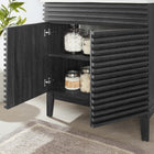 Modway Render 30" Bathroom Vanity Cabinet - Charcoal-Particleboard and Laminate Construction