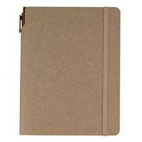 Gry Mattr Notebook with Pen - A5-A5 size notebook with integrated pen holder and pen included
