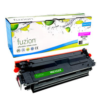 fuzion HP W2123X Compatible Toner - High Yield - Magenta-Magenta