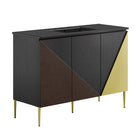 Modway Alchemist 48" Single Sink Bathroom Vanity - Black-Modern Bathroom Vanity