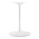 Modway Lippa 36" Square Wood Dining Table - White-Non-Marking Felt Pad
