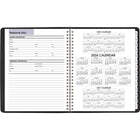 AT-A-GLANCE 2026 Executive Weekly/Monthly Planner - 8-3/4" H x 6-7/8" W - Black - English-Refill available (G545-50)
