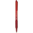 BIC Soft Feel Ballpoint Pens Retractable - 1.0mm - Red - 12 Pack-Tungsten carbide ballpoint provides durability