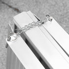 HOMCOM 6' Textured Aluminum Folding Wheelchair Ramp - Silver-Safety feature like the top transition plate and bolt included 