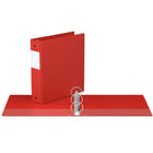 Davis Group Premium Economy Binder - Round Ring - 2" - Red - 6 Pack-2"