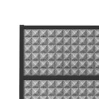 Luxor Modular Studio Wall - 70" W x 48" H-Pyramid texture adds acoustic function and style