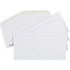 Staples #9 White Premium Gummed Envelopes - 3-7/8" x 8-7/8" - 500 Pack-Features a heavily gummed flap closure that activates with moisture for secure sealing