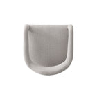 Manhattan Comfort Aspen 23.2" Mid-Century Modern Tweed Upholstered Dining Armchair - Silver Lining-30 Day Limited Manufacturer's Warranty