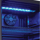 Danby 2.6 cu. ft. Free-Standing Beverage Center - Stainless Steel-Customize for your space with reversible door hinge for left or right hand opening