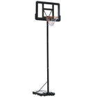 Soozier 5' to 10' Height Adjustable Basketball Hoop Stand-Solid steel frame with PC backboard – strong and durable 
