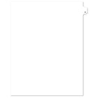 Apak Alphabetical Index Tab - Letter B - White - 8 1/2" x 11" - 1/26th Cut - Unpunched - 25 Pack-Index and Litigation Tab Dividers