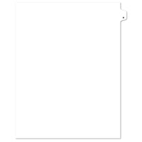 Apak Alphabetical Index Tab - Letter B - White - 8 1/2" x 11" - 1/26th Cut - Unpunched - 25 Pack-Index and Litigation Tab Dividers
