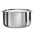 Tramontina Utsava Tri-Ply Clad Stainless Steel Covered Tope Patila-Extra Large Capacity: 9.5 Qt size serves 8-10 people, perfect for family feasts and festive occasions