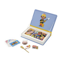 Janod Magneti'book - Jobs-Discover 16 different professions with this magnetic toy!