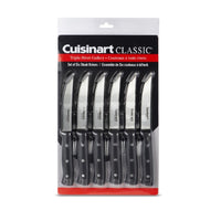 Cuisinart 6-Piece Triple-Rivet Steak Knife Set-Superior high carbon stainless steel for precision and accuracy
