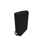 Modern Homes 8L Slim PedaL Bin - Matte Black-8L slim design for space-saving use