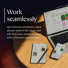 reMarkable Paper Pro Move + Marker Plus + Premium Leather - Black-Carry all your ideas in a digital notebook that's smaller than a paperback. reMarkable Paper Pro Move slips into your bag or jacket pocket, ready to capture inspiration whenever it strikes