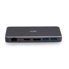 C2G USB-C 7-in-1 Dual Display MST Docking Station - Black-Multi-Stream Transport (MST) allows two different display configurations on dual monitors