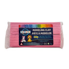 DBLG Imports Artworks Modelling Clay - 500g - Pink-Soft and pliable, will not stain hands or surfaces 