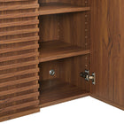 Modway Render Bathroom Cabinet Set - Walnut-8
