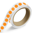JAM Paper Standard Label Rolls - Scallop Shaped - 1 5/8 x 1 5/8 - Neon Orange - 125 Labels/Roll-Colour: Neon Orange | Make your mail stand out with colourful shipping address labels.