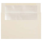 JAM Paper A9 Foil Lined Invitation Envelopes - 5.75 x 8.75 - Ivory with Ivory Foil - 50 Pack-Features a smooth paper finish and shiny foil lining to add a pop of color to any mailing