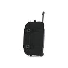 Bugatti Denver Carry-on Travel Duffle on Wheels - Black-Exterior tightening straps to secure bag and organize its size, providing both functionality and style. 
