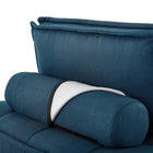 Modway Saunter Tufted Fabric Armless Chair - Azure-Chair Weight Capacity: 300 lb