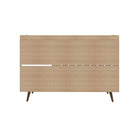 Manhattan Comfort Bradley 53.54" Mid-Century Modern Buffet Stand - Rustic Brown-30 Day Limited Manufacturer's Warranty