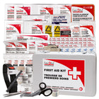 First Aid Central Type 3 Intermediate First Aid Kit - Small - CSA Z1220-24 Standard - Metal Case-Packed in a durable wall mountable metal case with bilingual first kit logo.