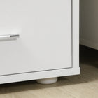 HOMCOM 57.1" Computer Desk with Drawers - White-Assembly Required