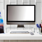 Azar Acrylic Laptop Stand - 7.75" x 15" - Clear-4