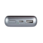 LOGiiX Piston Power 20000 mAh Aluminium Power Bank - Graphite Grey-Charge up to 2 devices simultaneously with additional built-in USB-A port