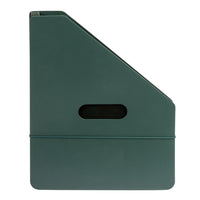 Staples 12 Pocket Vertical Expanding Folder - Letter Size - Green-Expands to keep documents, notes, and paperwork in one secure place