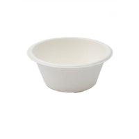 Eco-Packaging Compostable Sugarcane Bowls - 8 oz - 1000 Pack-Made from 100 percent renewable resources - sugarcane pulp